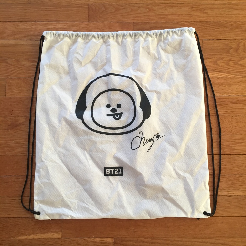 *OFFICIAL* BT21 Chimmy / BTS Jimin Drawstring Bag